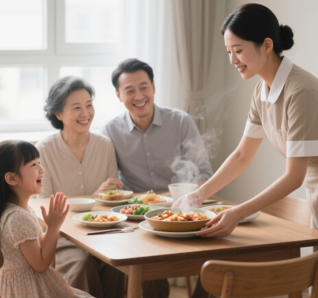 辽宁在沈阳于洪区找高端保姆做饭阿姨育儿嫂｜推荐沈阳静恩家政公司口碑好